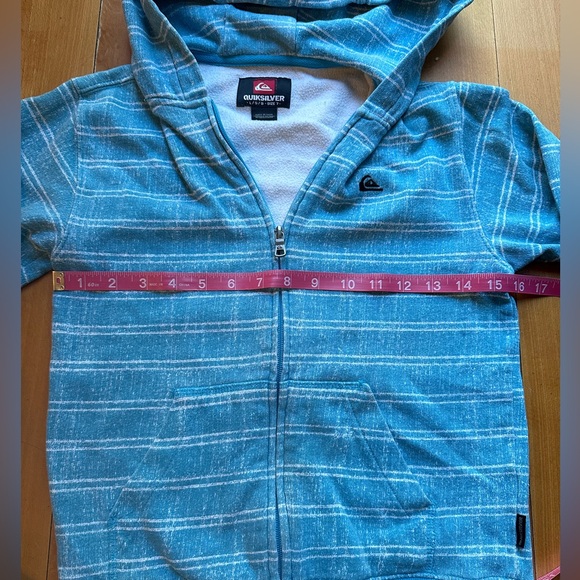 Girls Quiksilver zippered Sweatshirt Size 7 - Picture 3 of 6
